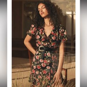 DYNAMITE Romantic Floral Dress